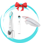 Feuille avec exfoliant pour la peau et masseur pour les yeux