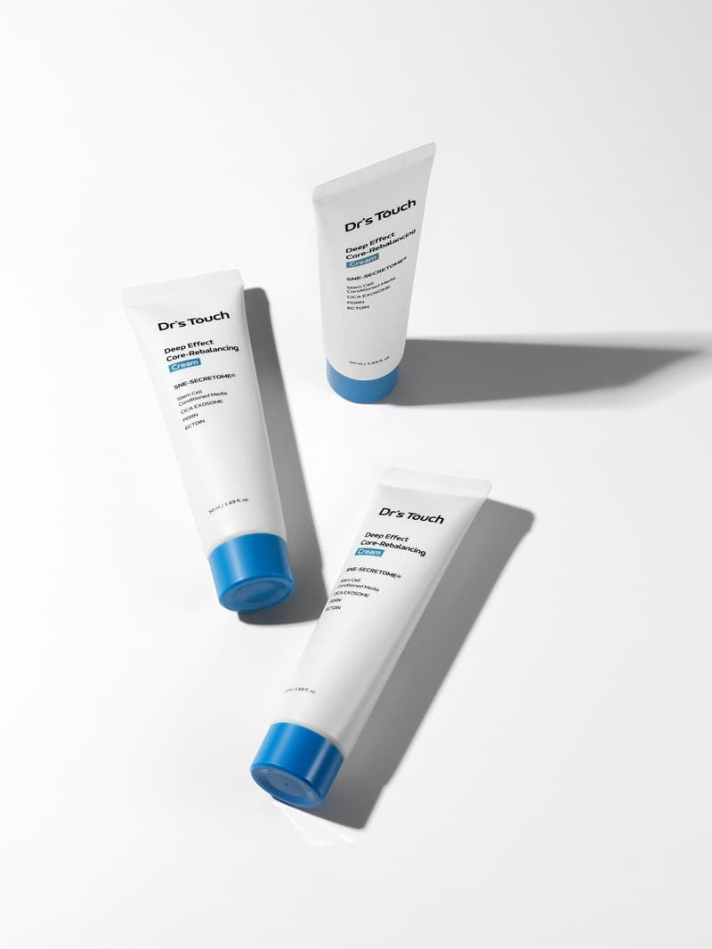 Dr's Touch Core-Rebalancing Cream — Cream tube editorial image